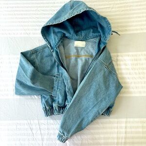 Oak + Fort Denim Jean Jacket Women Oversized